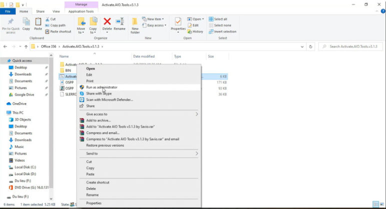 mở ứng dụng Office 365