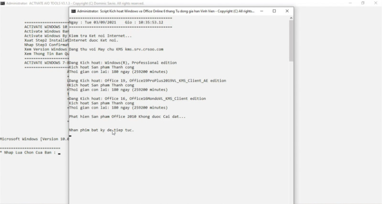 khởi động lại Office