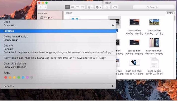 cách dọn sạch rác macbook