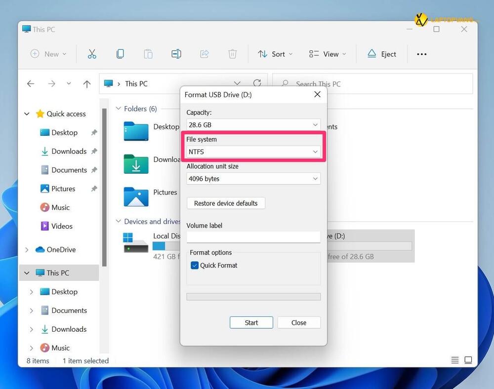 ntfs-format ntfs format